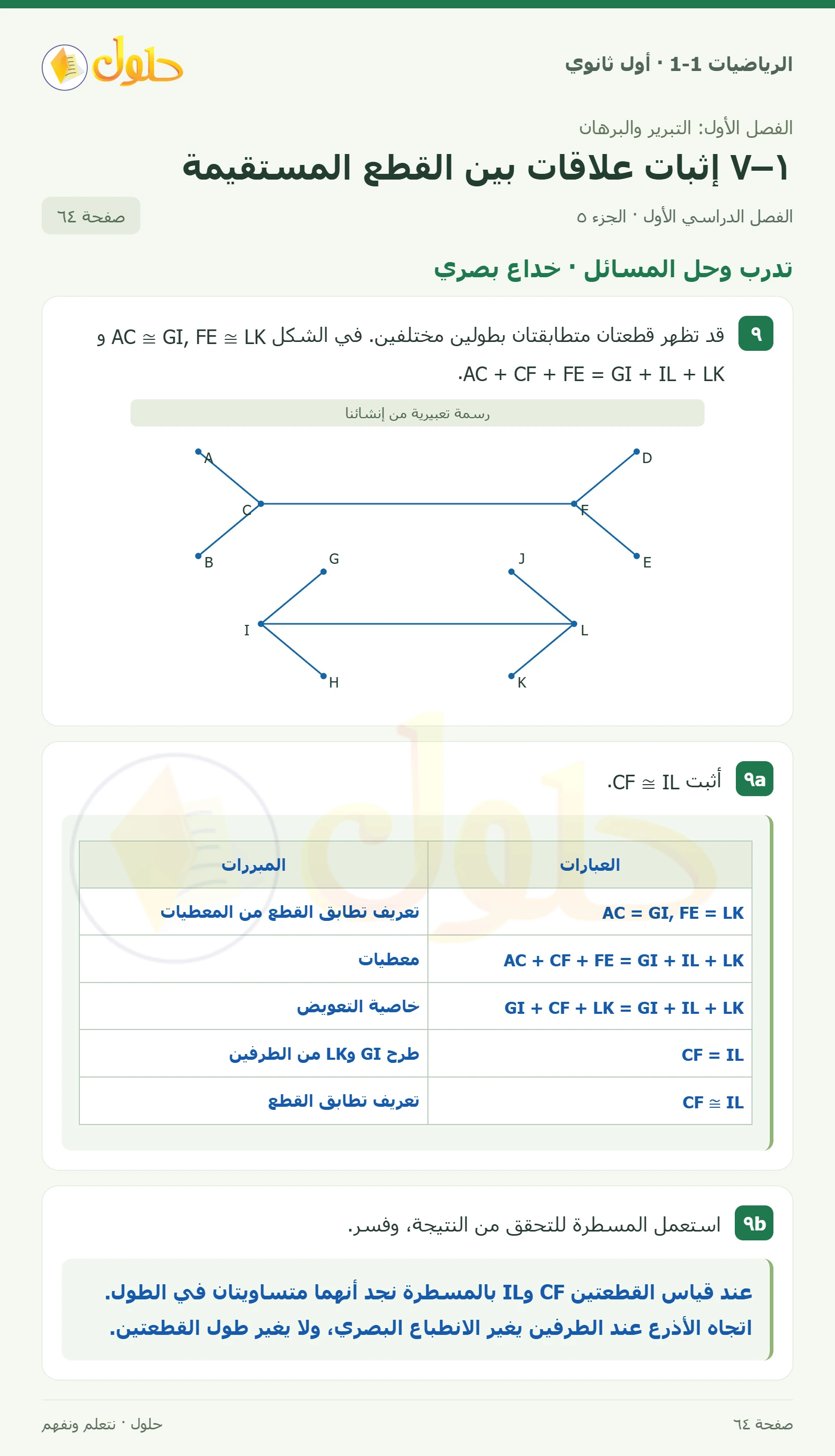 تدرب وحل المسائل · بلاط صفحة 64، الجزء 5
