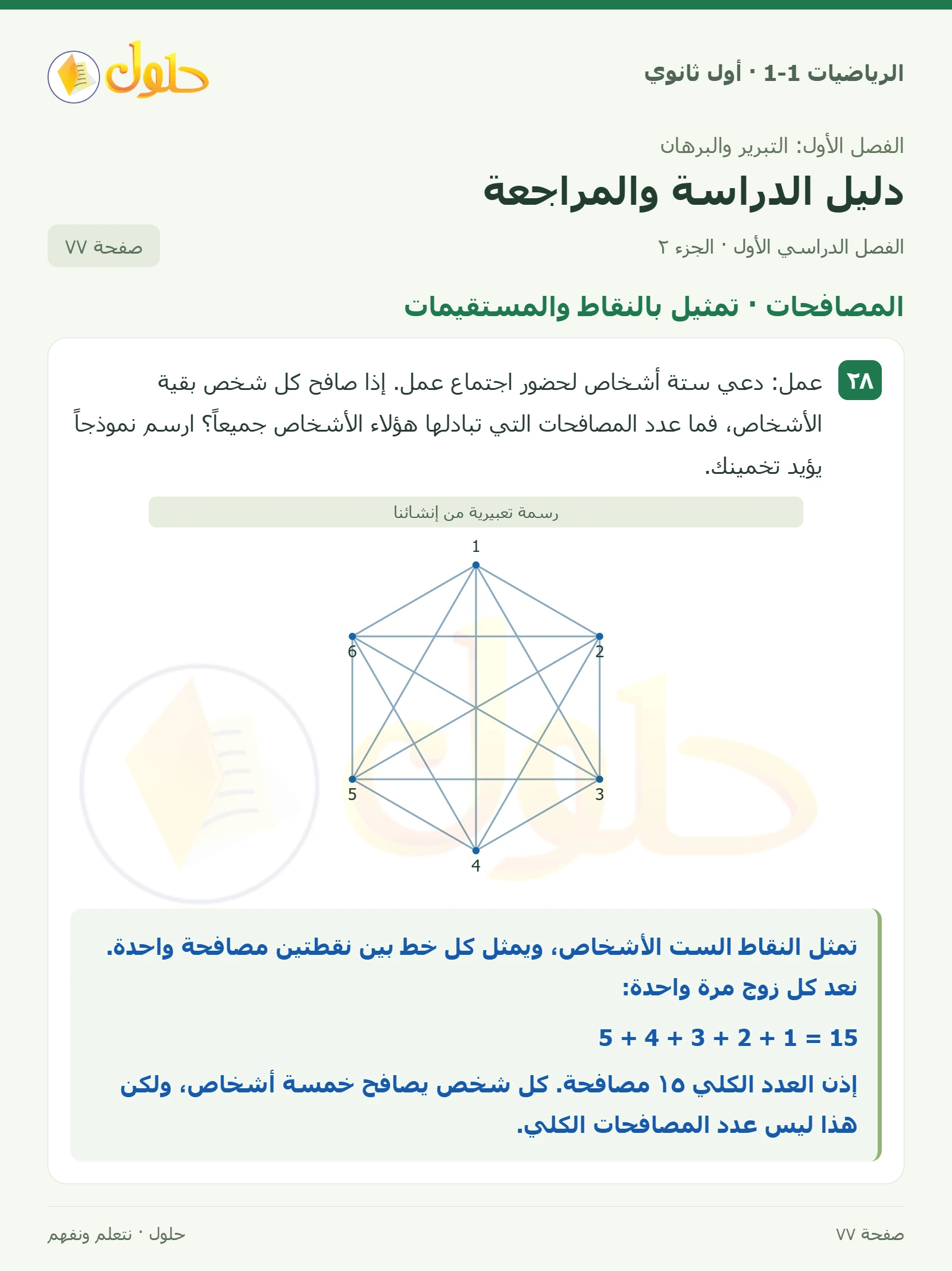 المسلمات والبراهين الحرة صفحة 77، الجزء 2