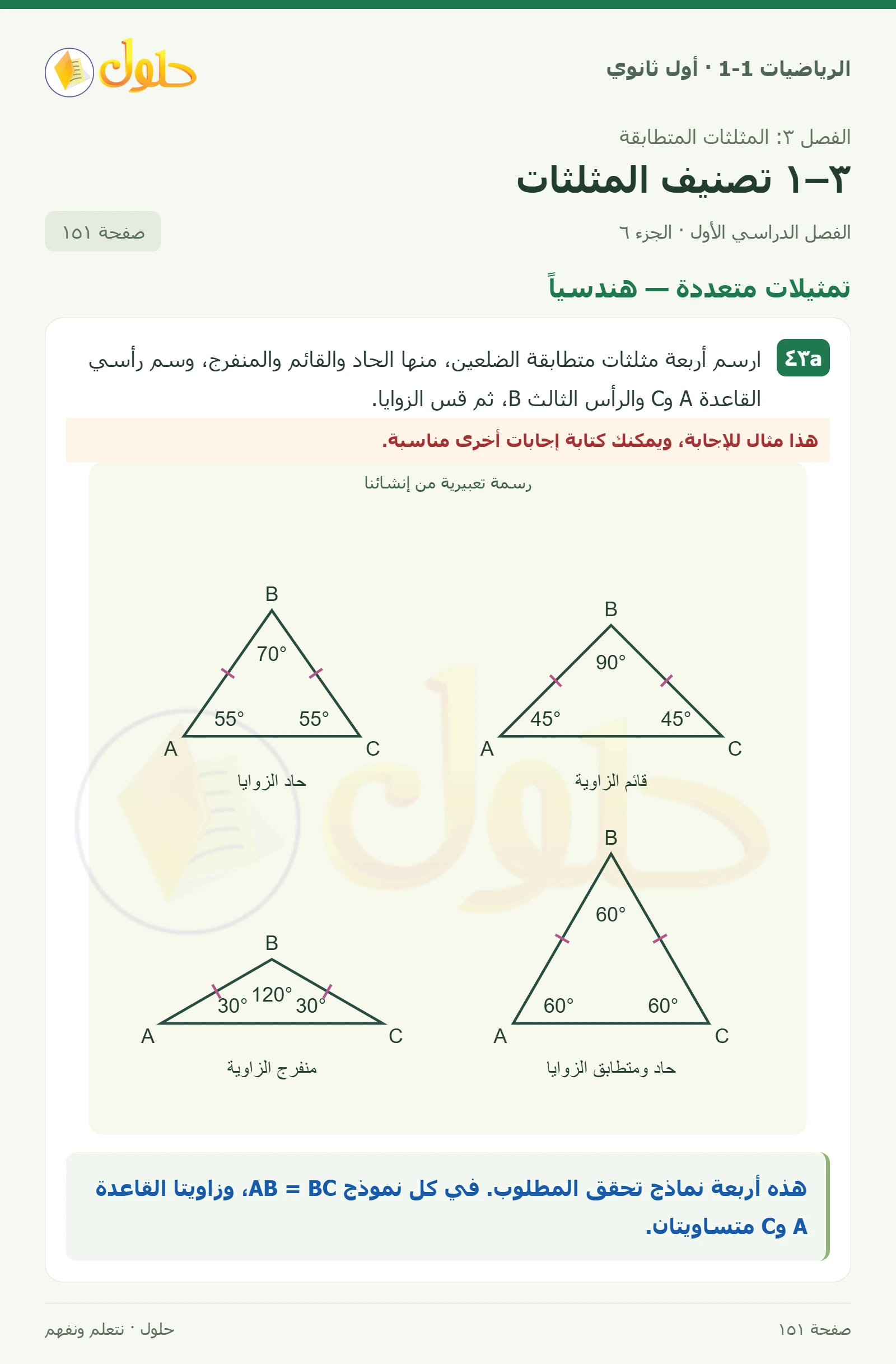 فن تشكيلي · التصنيف بالقياس صفحة 151، الجزء 6