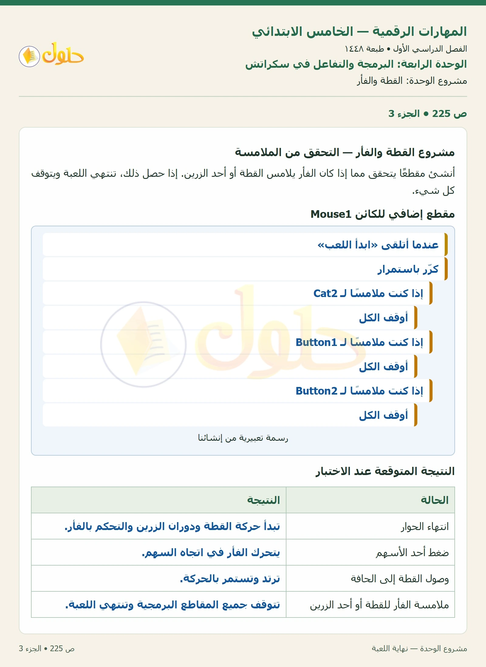 حل نشاط المهارات الرقمية للصف الخامس الابتدائي صفحة 225 — الجزء ٣