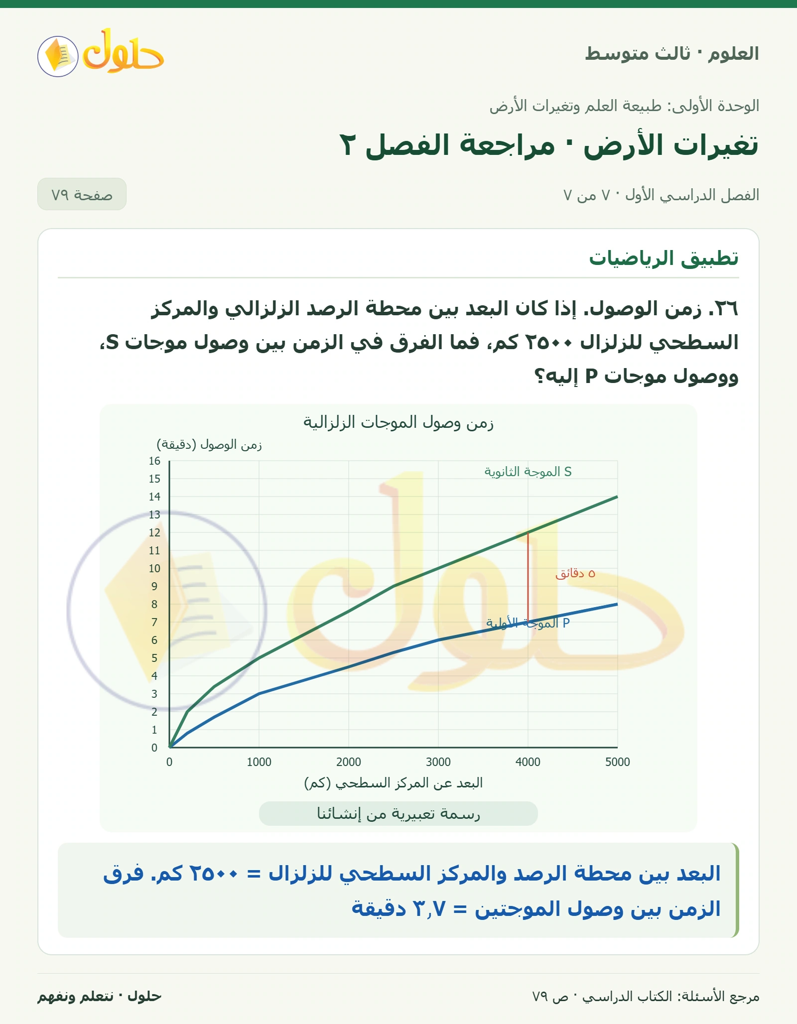 العلوم للصف الثالث المتوسط، صفحة 79، الجزء 7: ١٦. استنتج. لماذا تثور بعض أنواع البراكين بشكل متفجر؟