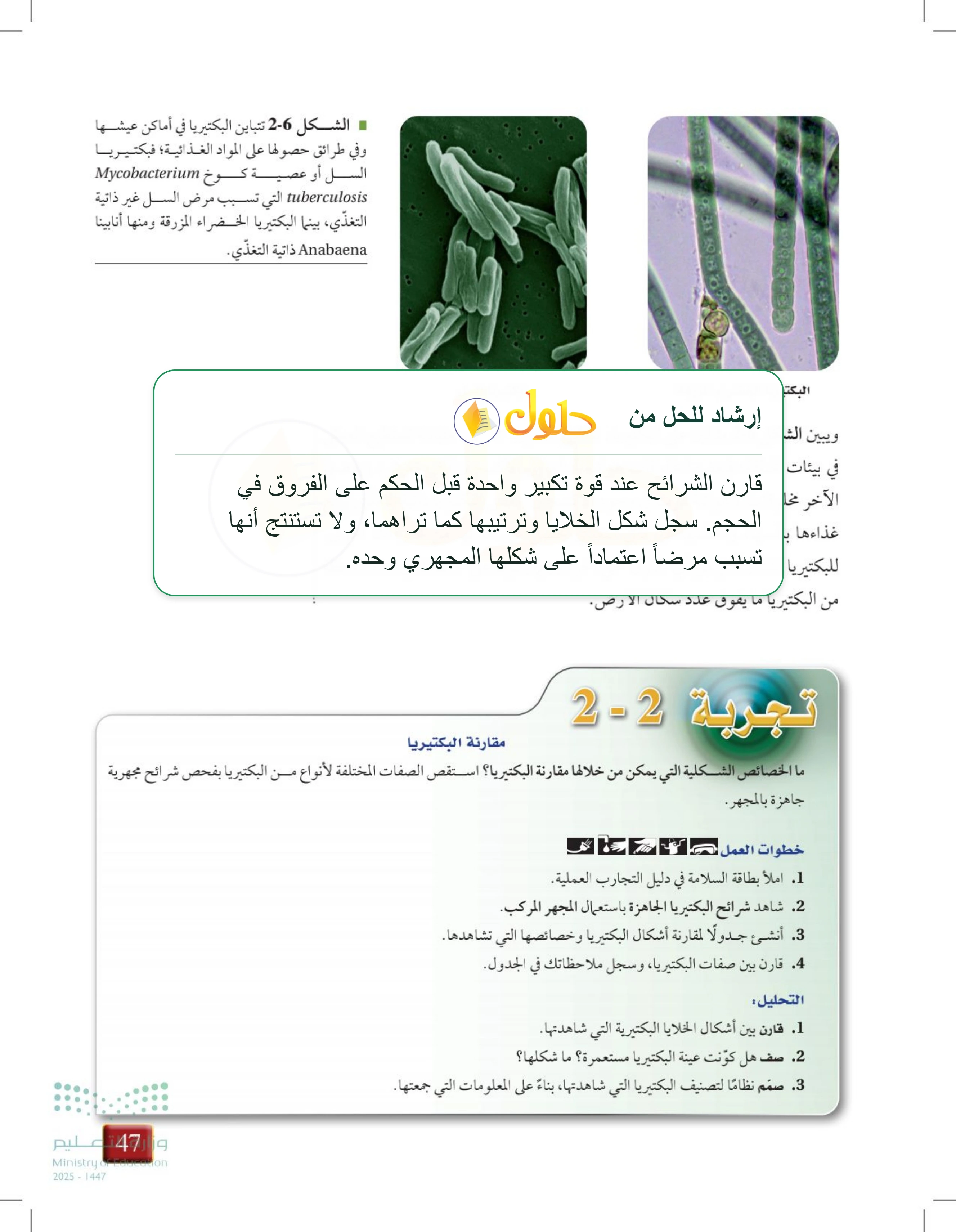 شرح وملخص درس 2-2: التصنيف الحديث — صفحة 47