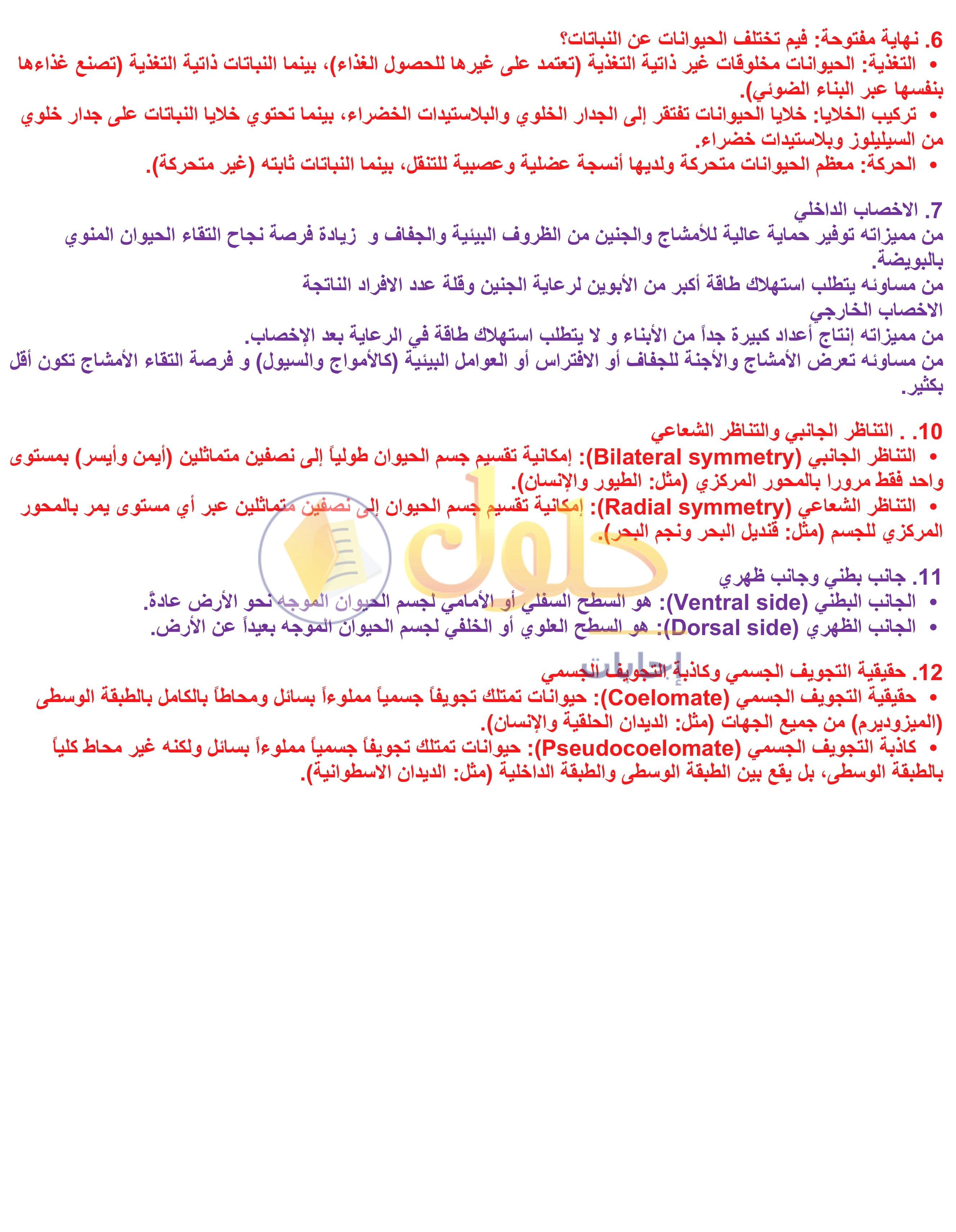 حل تقويم الفصل 6 — صفحة 175 — الجزء 2