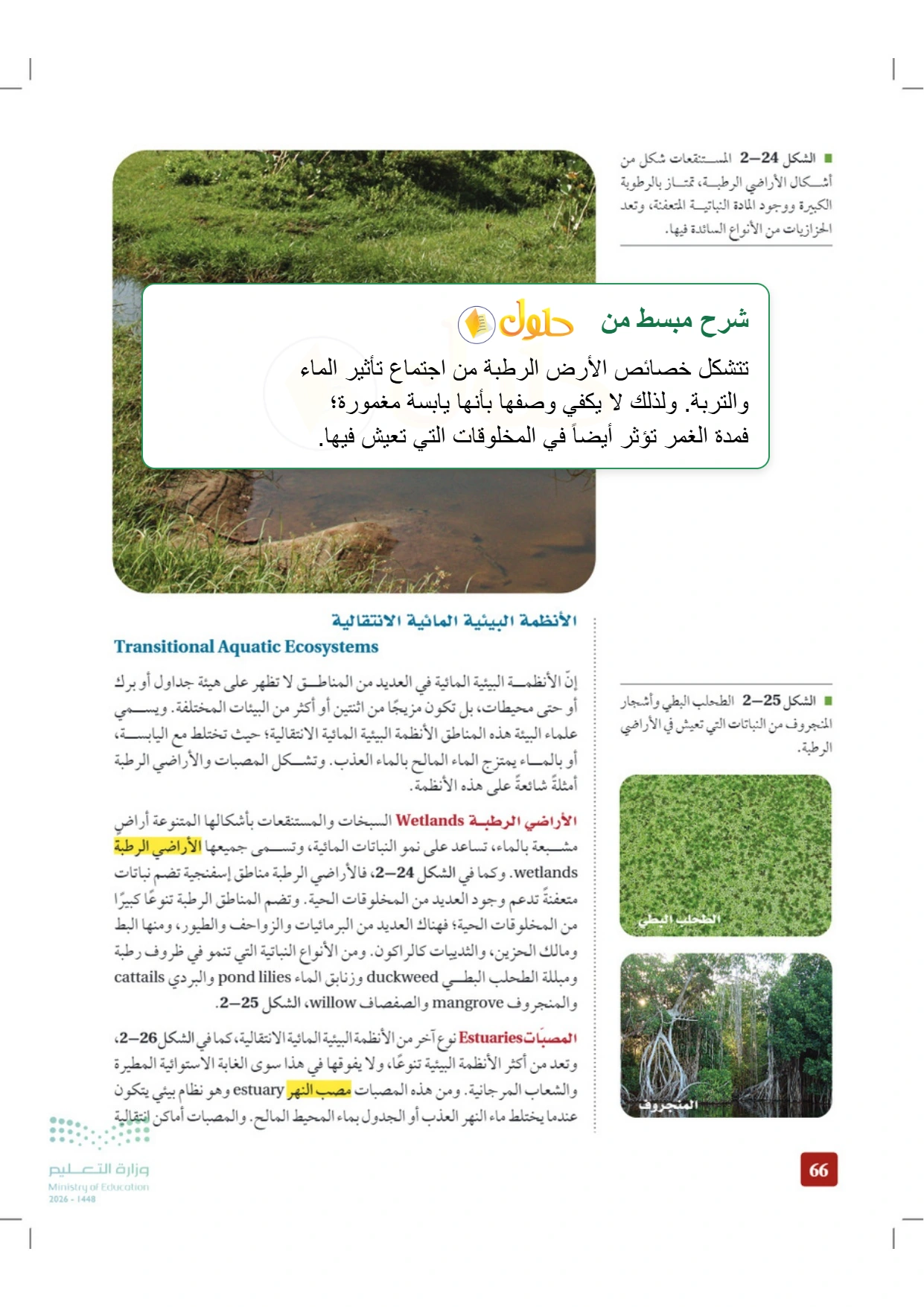 شرح وملخص علم البيئة صفحة ٦٦