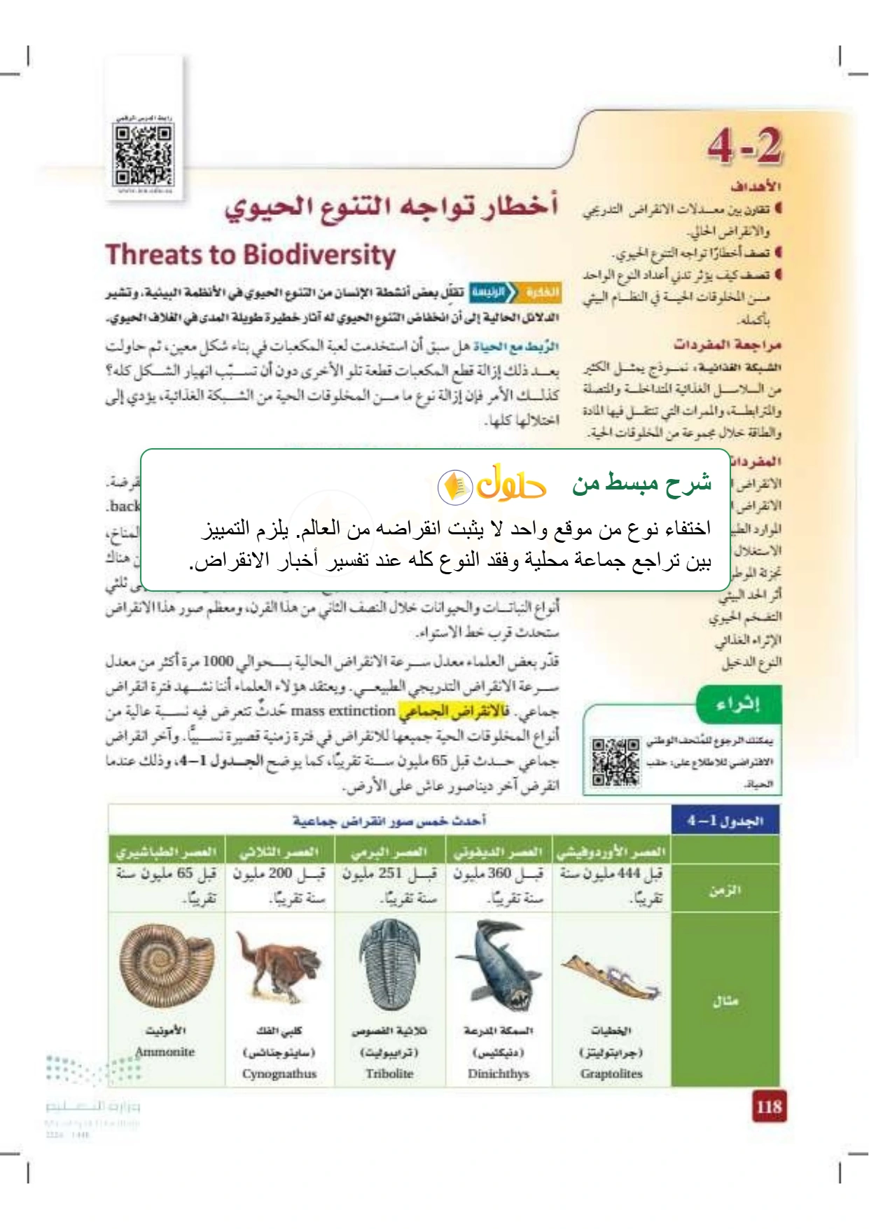 شرح وملخص علم البيئة صفحة ١١٨