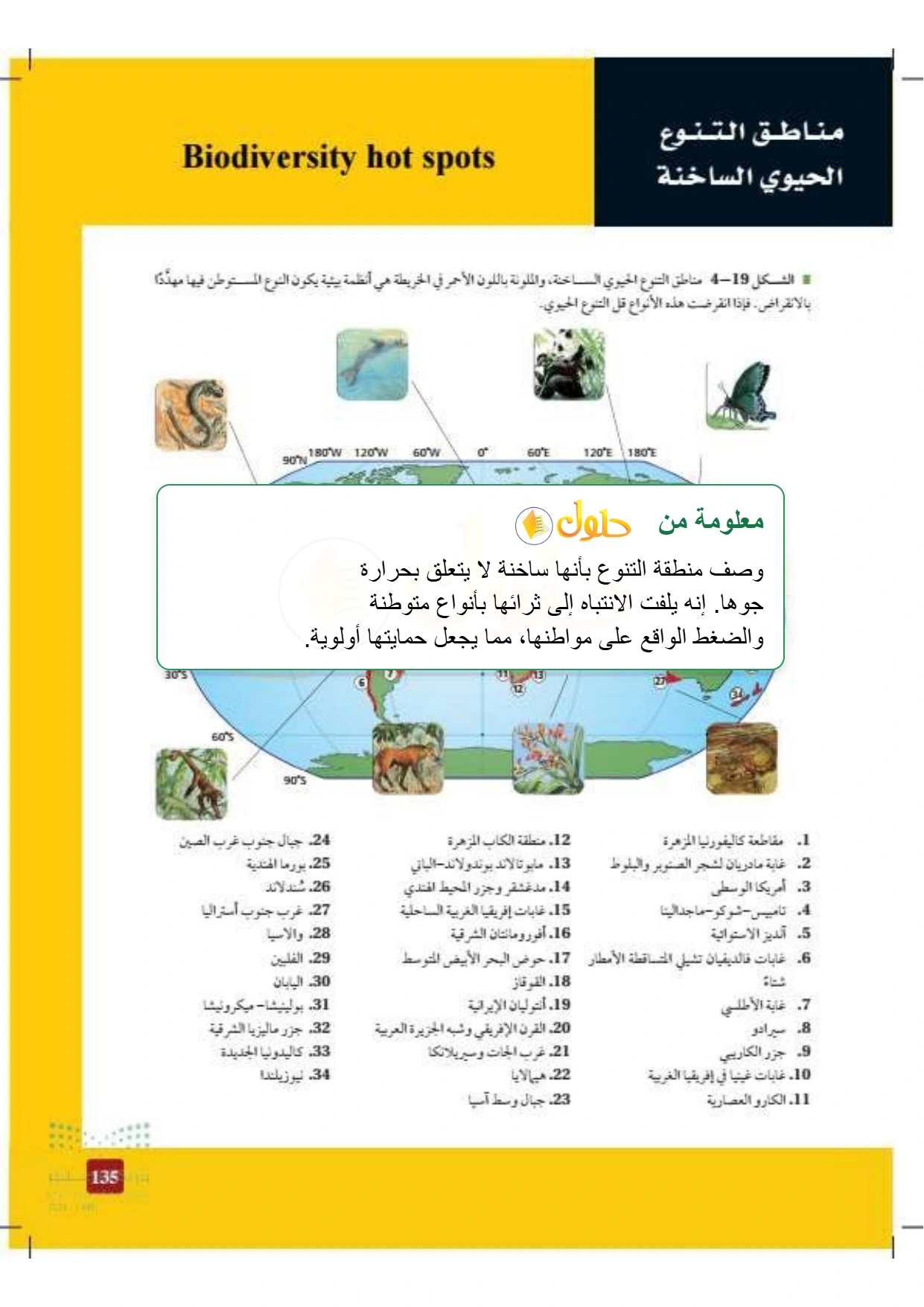 شرح وملخص علم البيئة صفحة ١٣٥