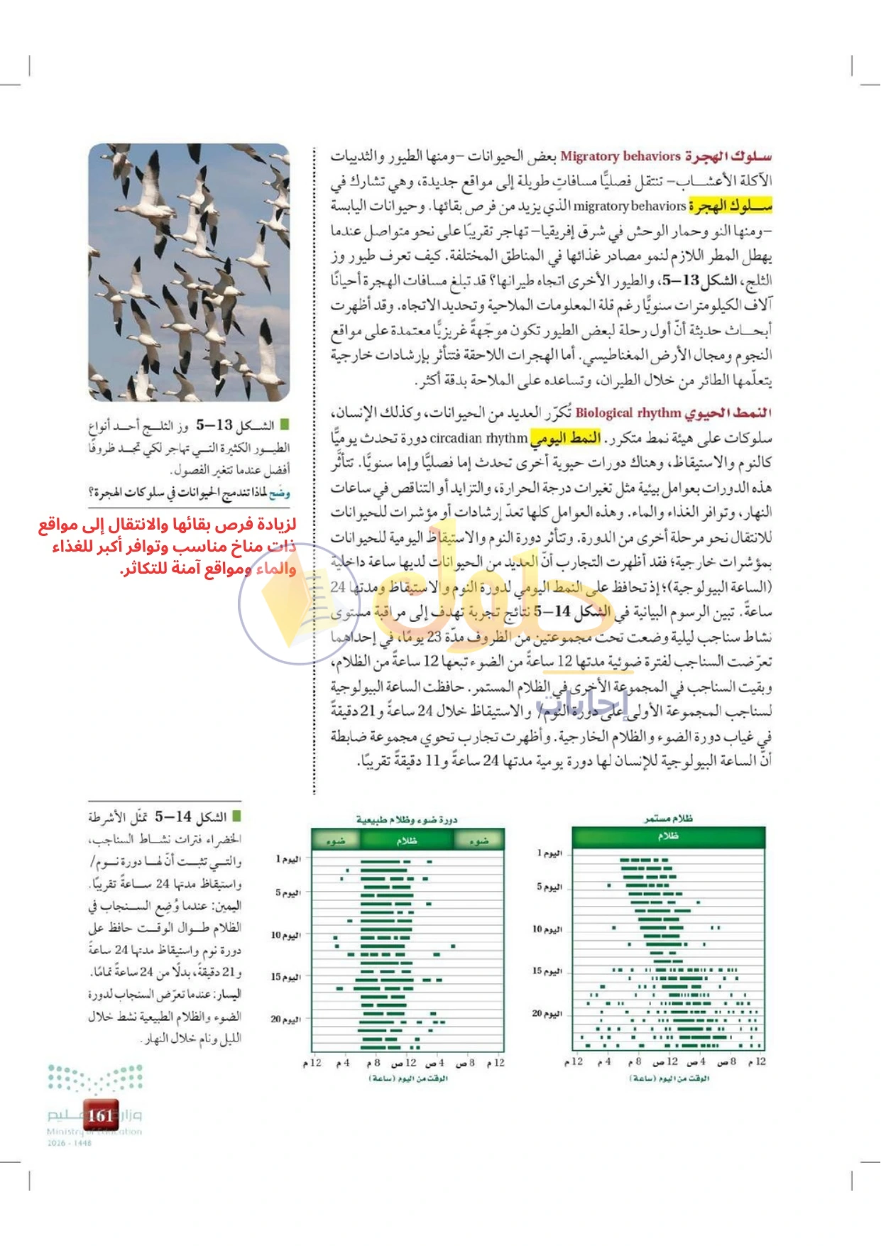 حل أنشطة علم البيئة صفحة ١٦١