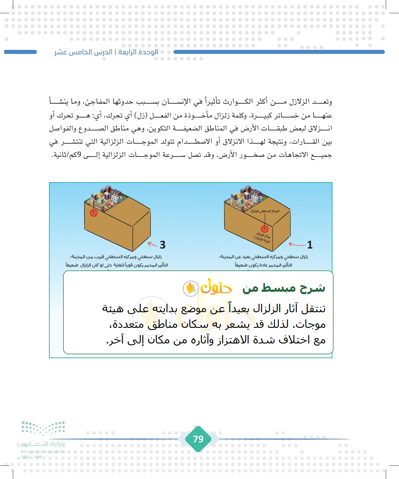 شرح وملخص الجغرافيا للصف الثالث الثانوي صفحة 79