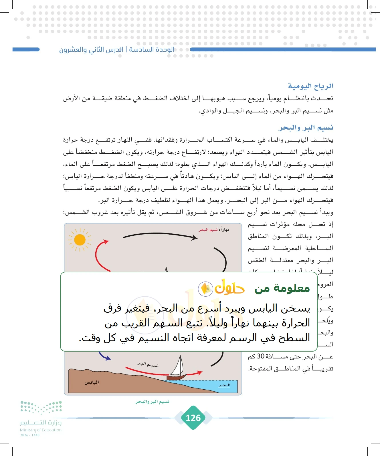 شرح وملخص الجغرافيا للصف الثالث الثانوي صفحة 126