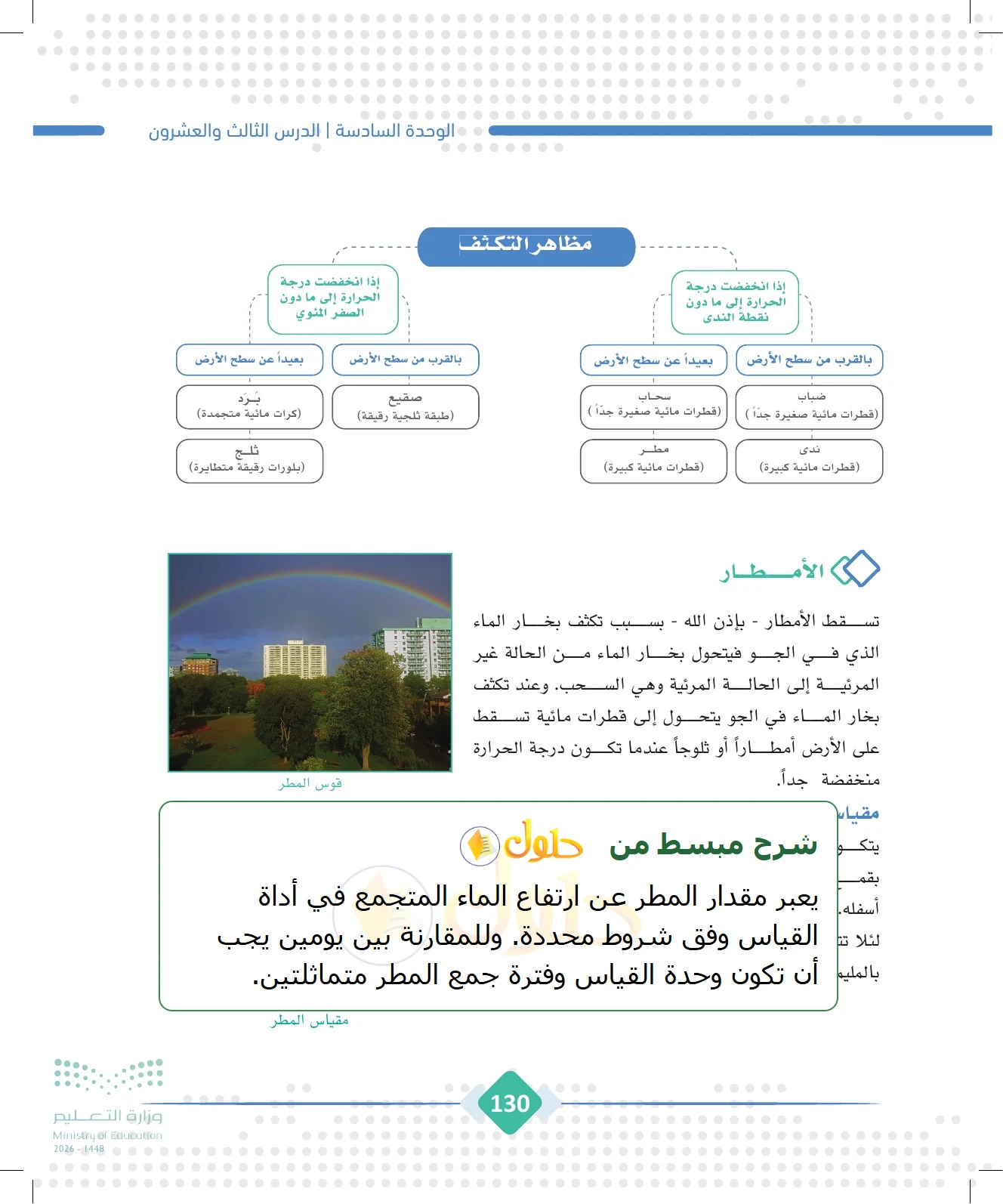 شرح وملخص الجغرافيا للصف الثالث الثانوي صفحة 130