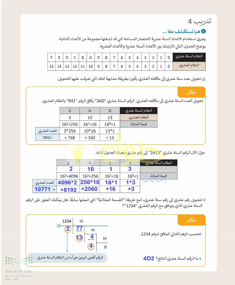 حل التقنية الرقمية 1 للصف الأول الثانوي صفحة 22