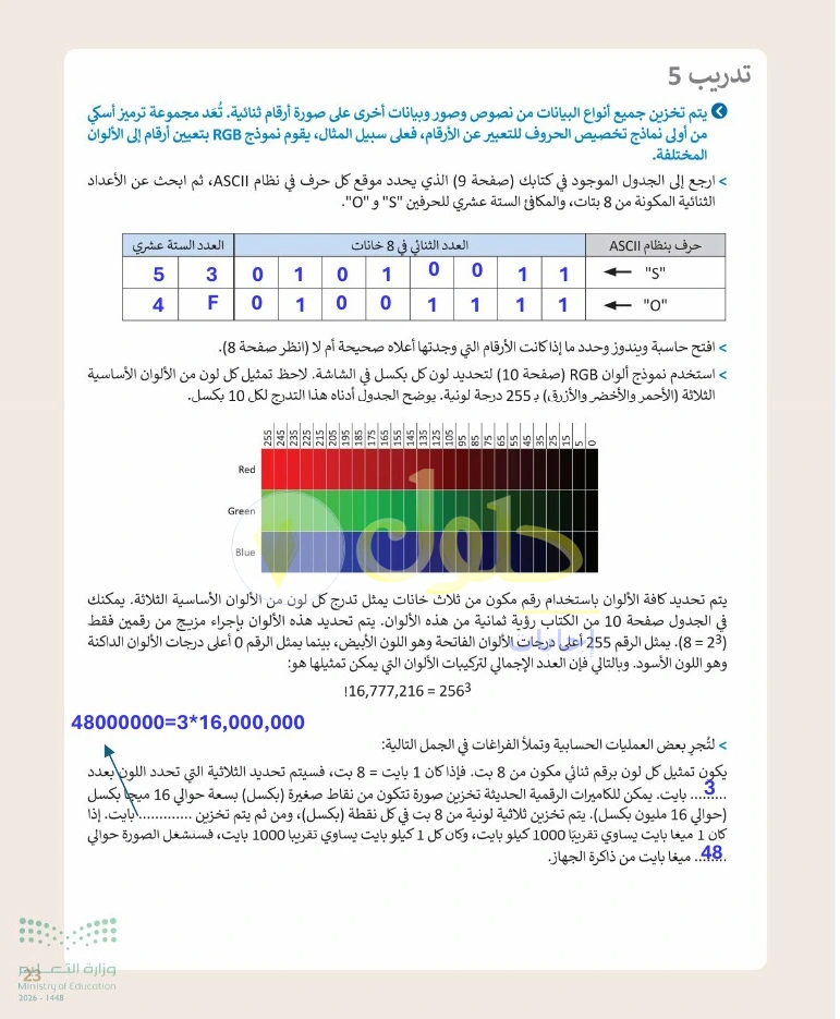 حل التقنية الرقمية 1 للصف الأول الثانوي صفحة 23