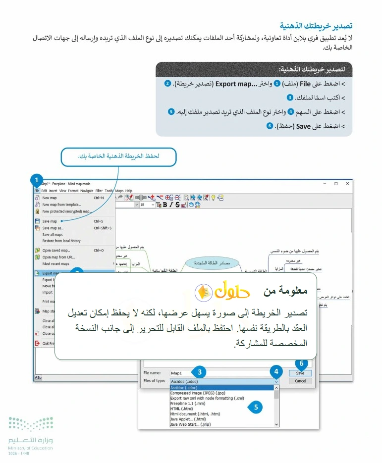 معلومة تعليمية التقنية الرقمية 1 للصف الأول الثانوي صفحة 112