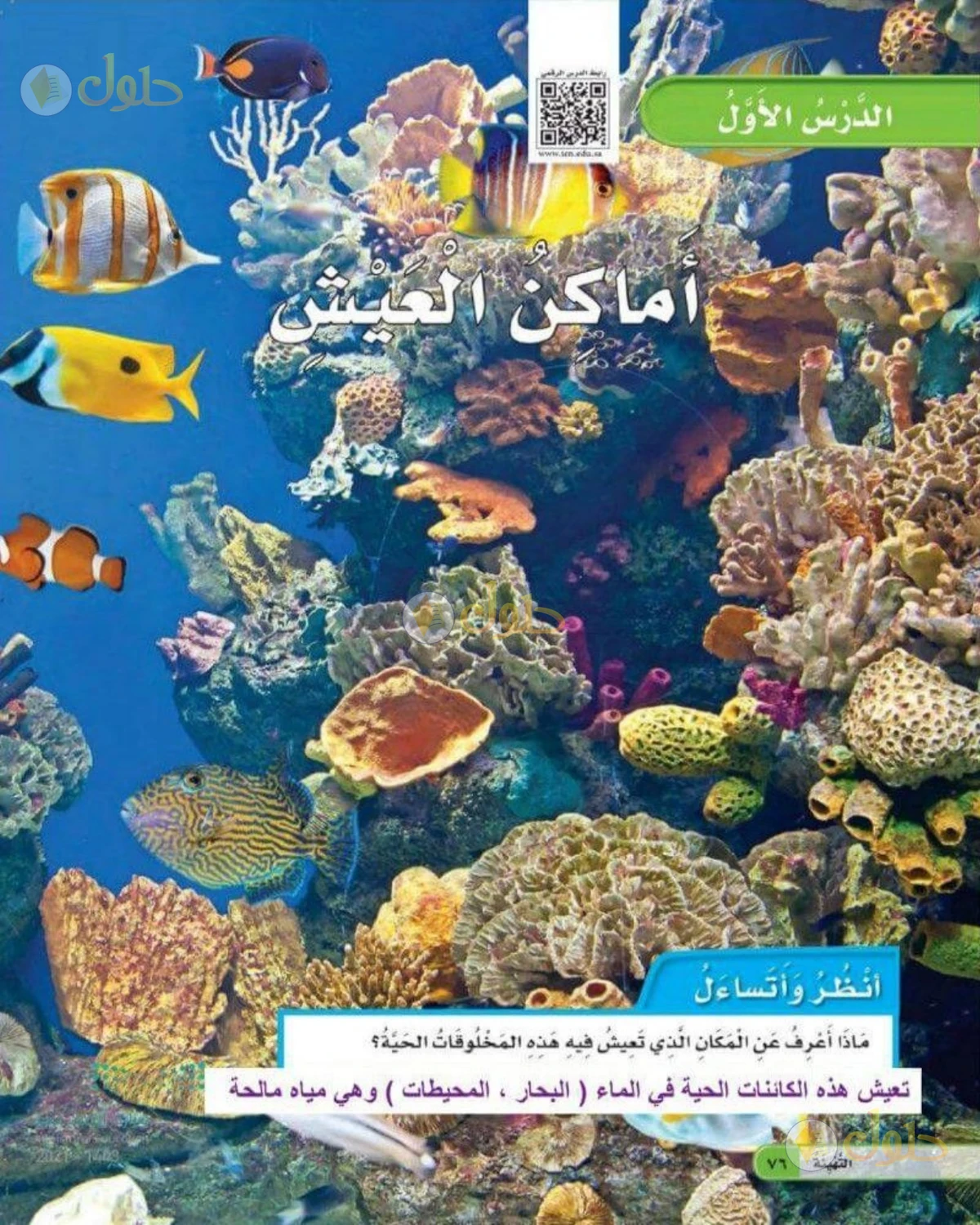 حل العلوم للصف الثاني الابتدائي صفحة 76