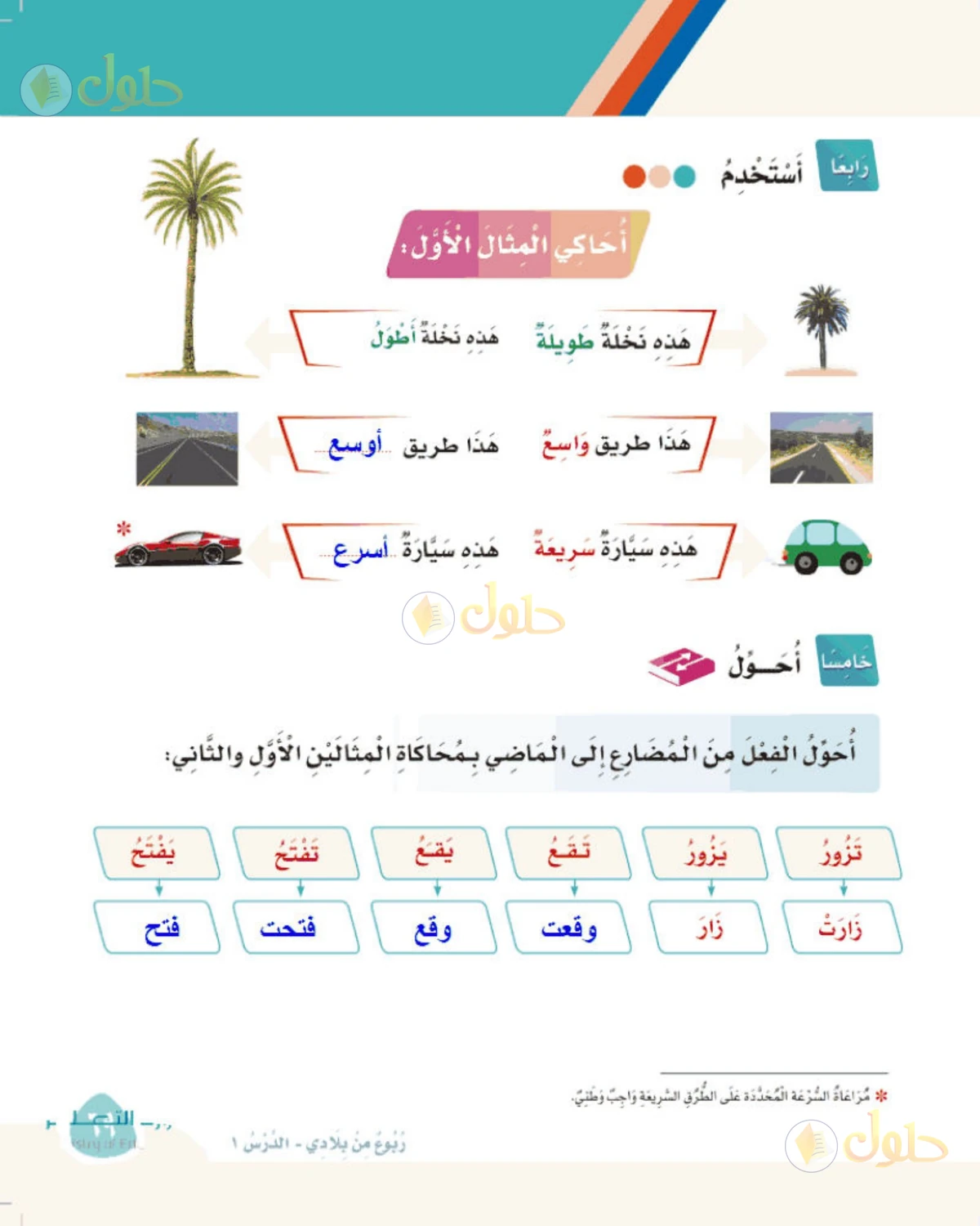 حل لغتي الصف الثالث الابتدائي صفحة 69