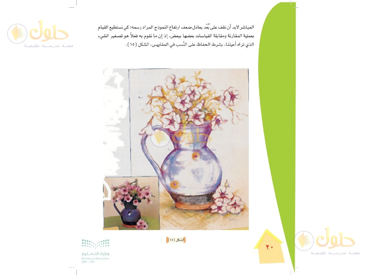 حل التربية الفنية للصف الرابع الابتدائي صفحة 20