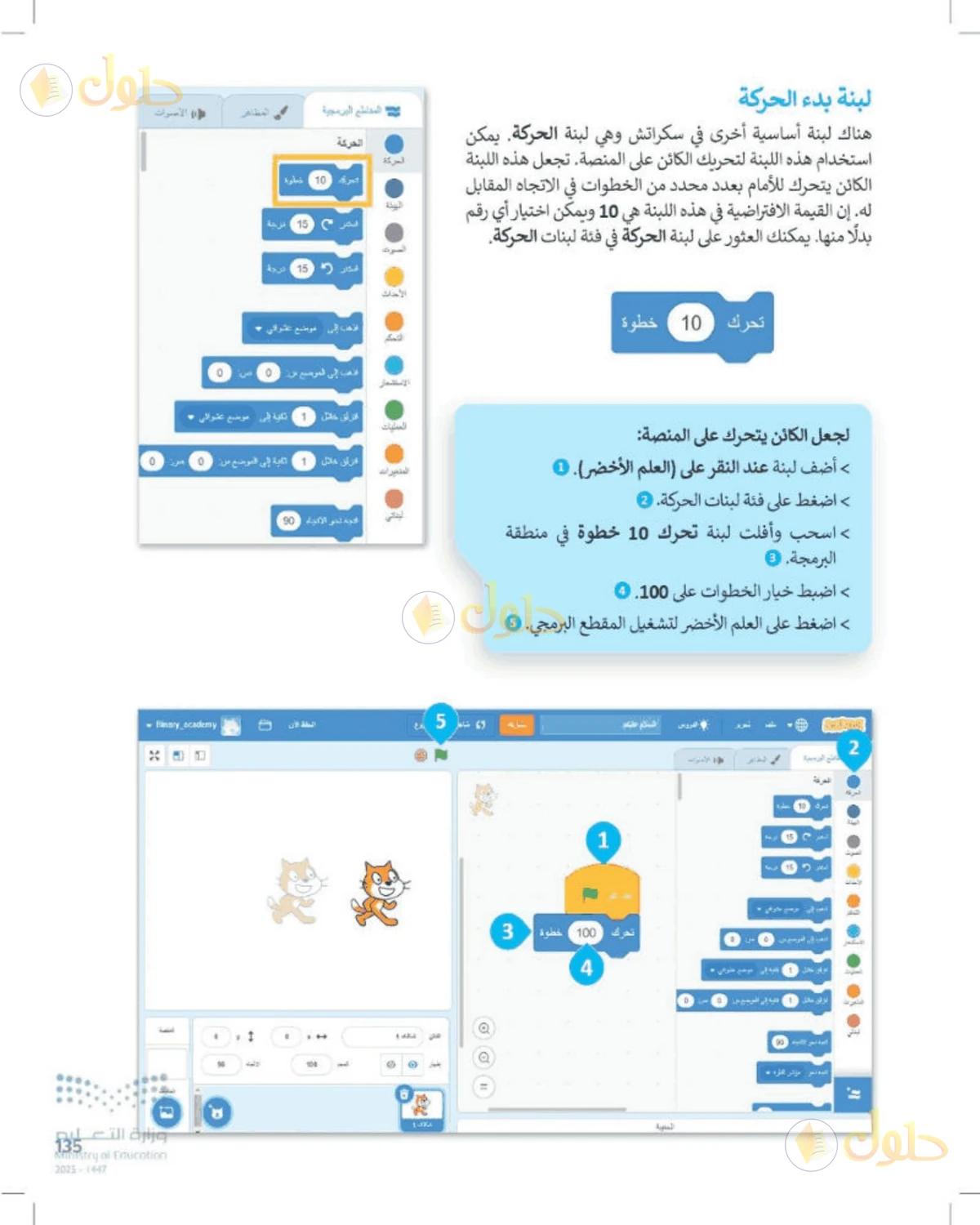 حل المهارات الرقمية للصف الرابع الابتدائي صفحة 135