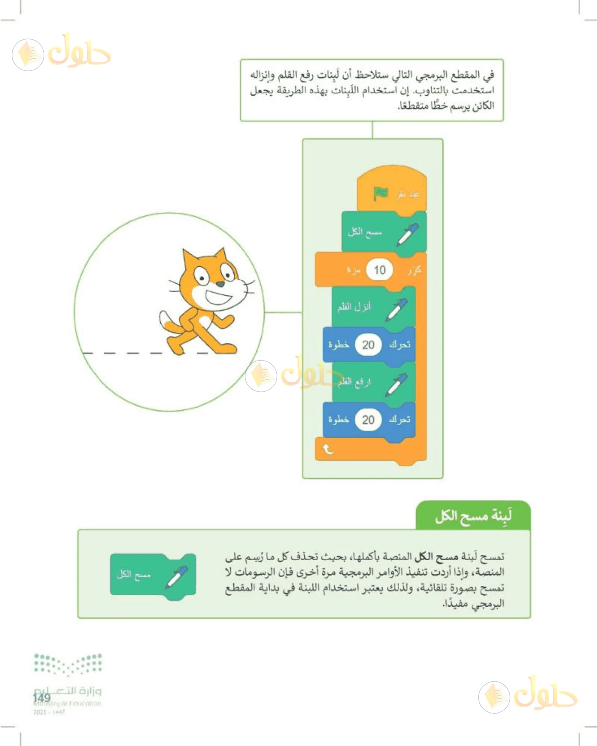 حل المهارات الرقمية للصف الرابع الابتدائي صفحة 149