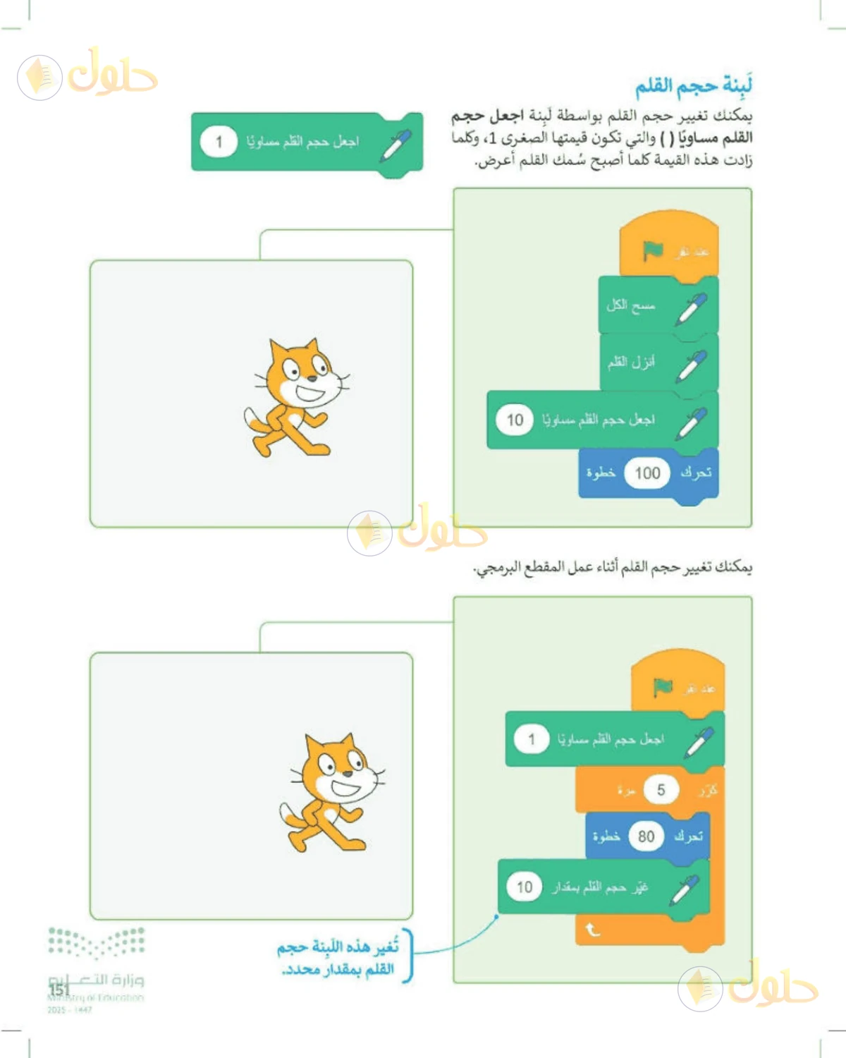 حل المهارات الرقمية للصف الرابع الابتدائي صفحة 151