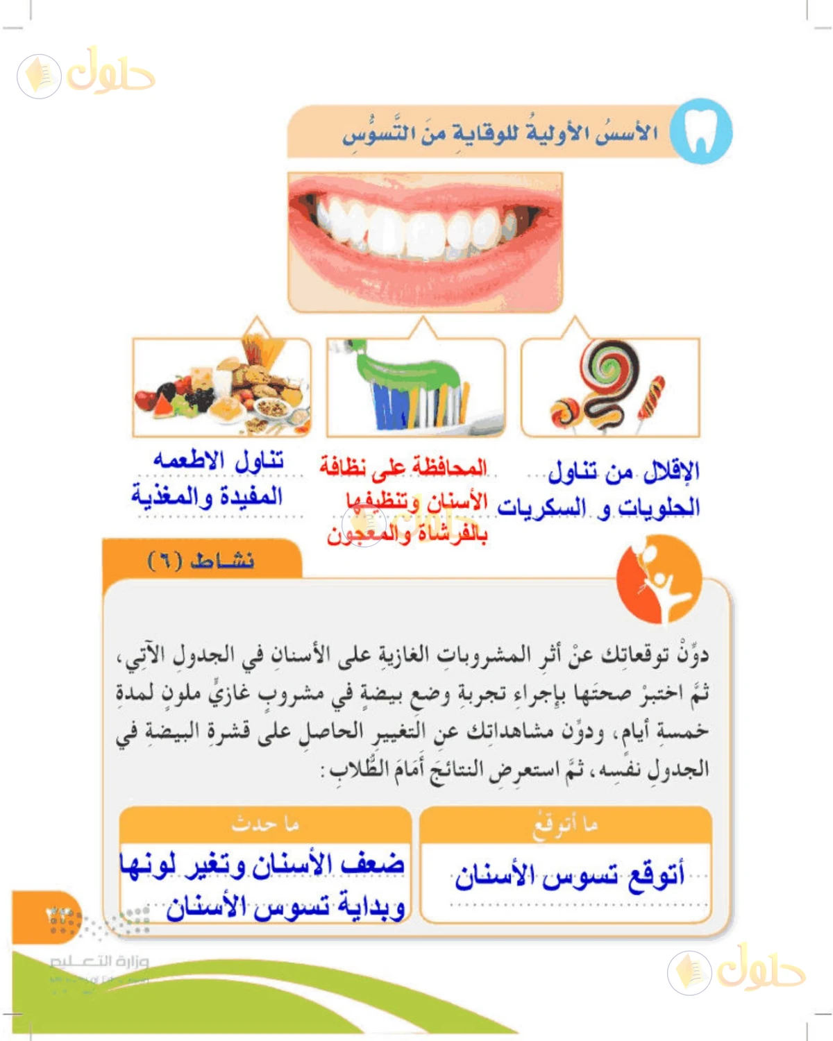 حل المهارات الحياتية والأسرية للصف الرابع الابتدائي صفحة 33