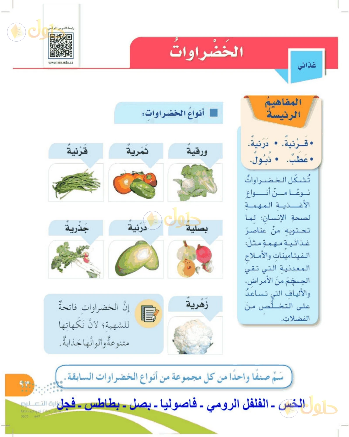 حل المهارات الحياتية والأسرية للصف الرابع الابتدائي صفحة 93
