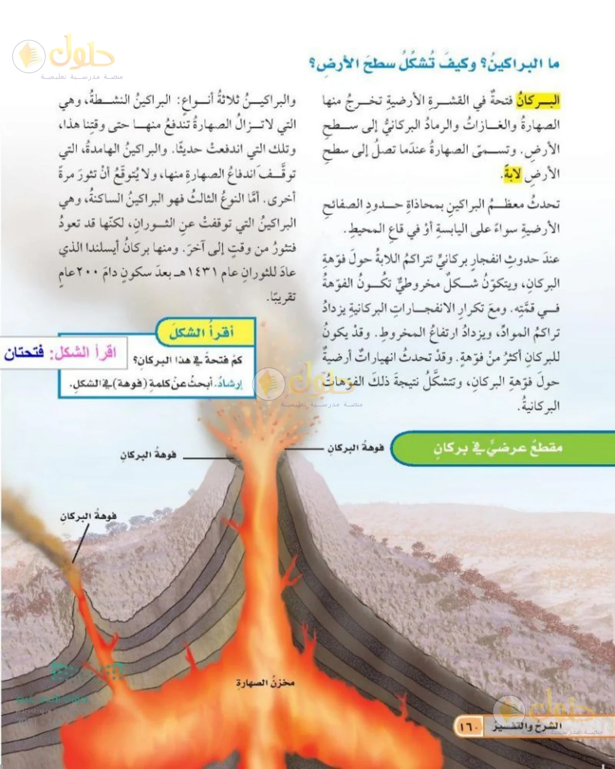 حل العلوم للصف الخامس الابتدائي صفحة 160