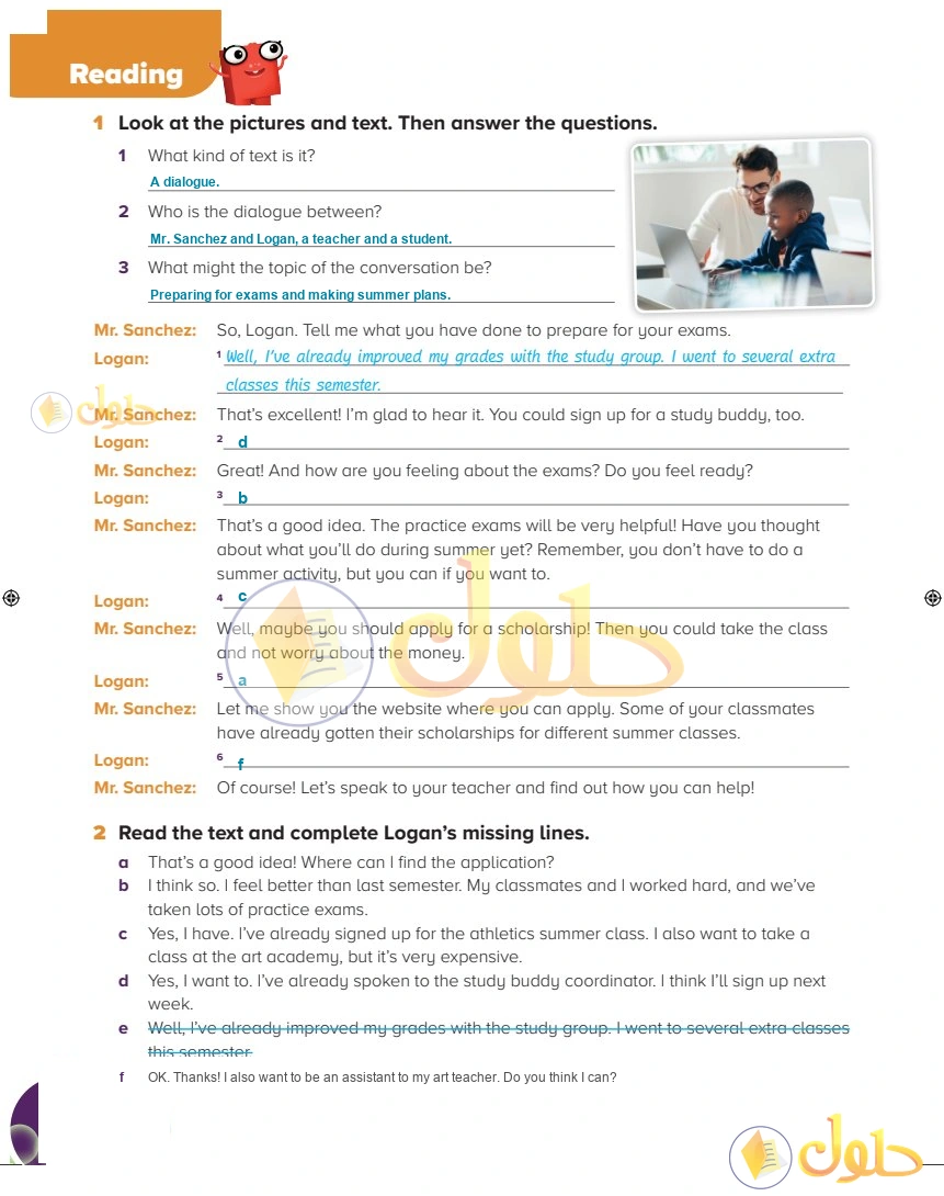 حل كتاب النشاط اللغة الإنجليزية سادس ابتدائي صفحة 216 — Recent Events — Reading