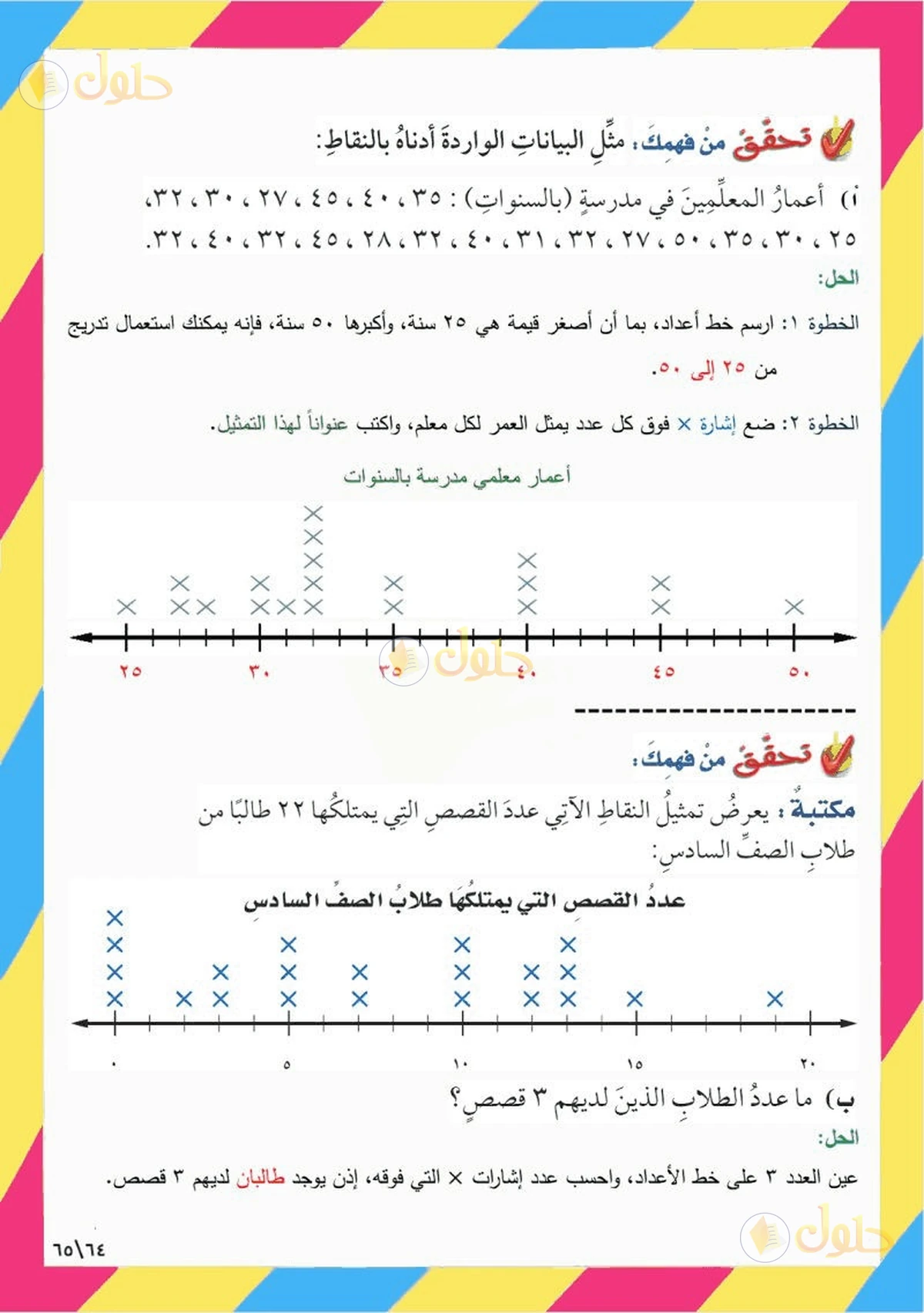 حل رياضيات الصف السادس الابتدائي صفحة 61 الجزء 2