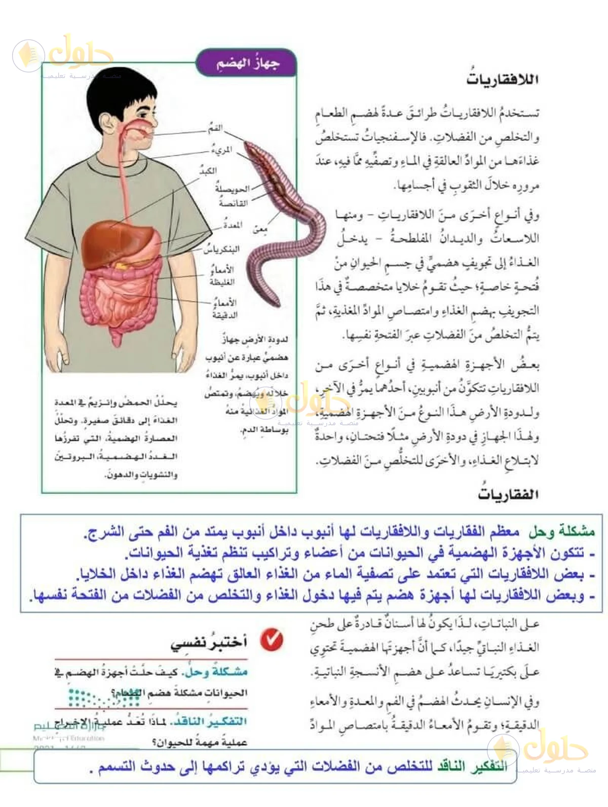 حل العلوم للصف السادس الابتدائي صفحة 111