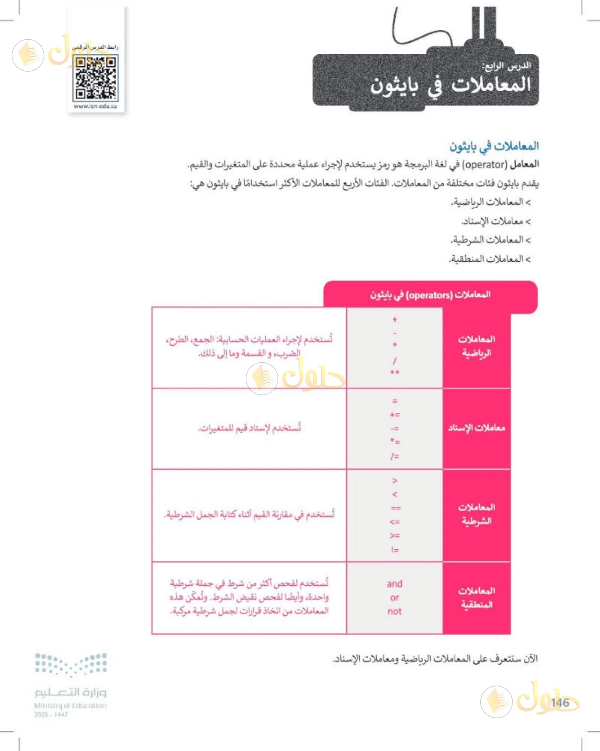 حل المهارات الرقمية للصف الأول المتوسط صفحة 146
