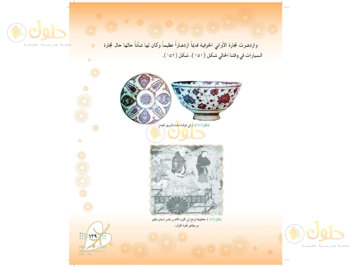 حل التربية الفنية للصف الثاني المتوسط صفحة 139