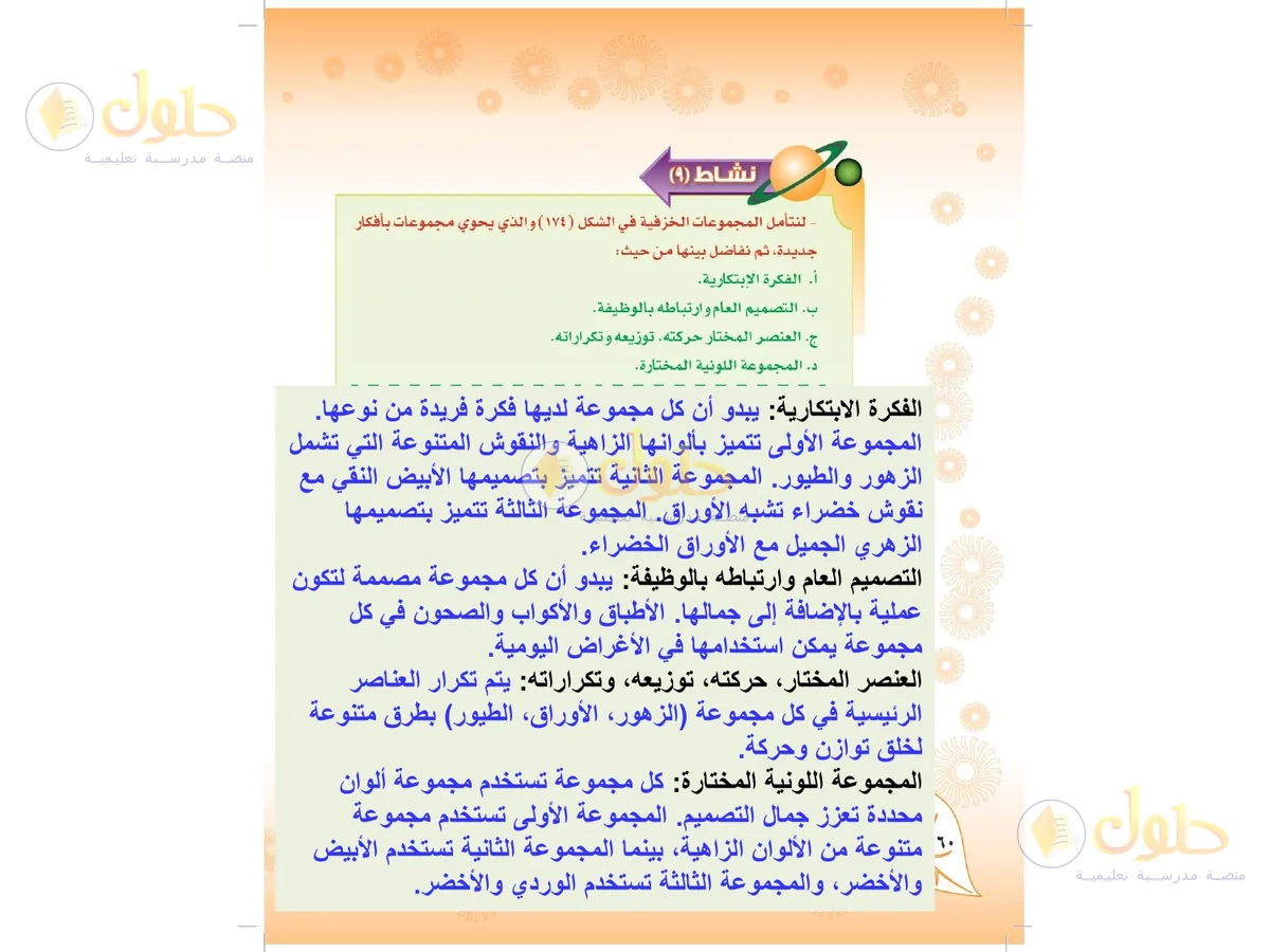 حل التربية الفنية للصف الثاني المتوسط صفحة 160