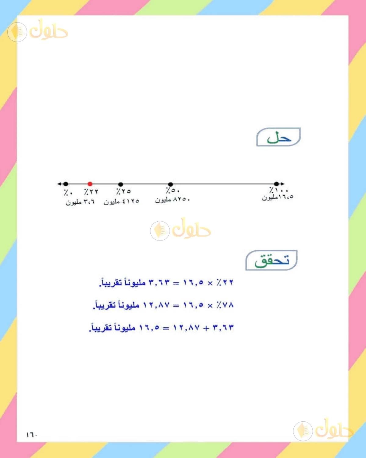 حل الرياضيات للصف الثاني المتوسط صفحة 160 - الجزء 14