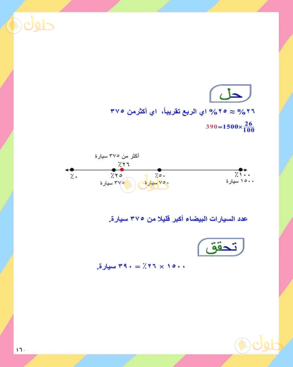 حل الرياضيات للصف الثاني المتوسط صفحة 160 - الجزء 18