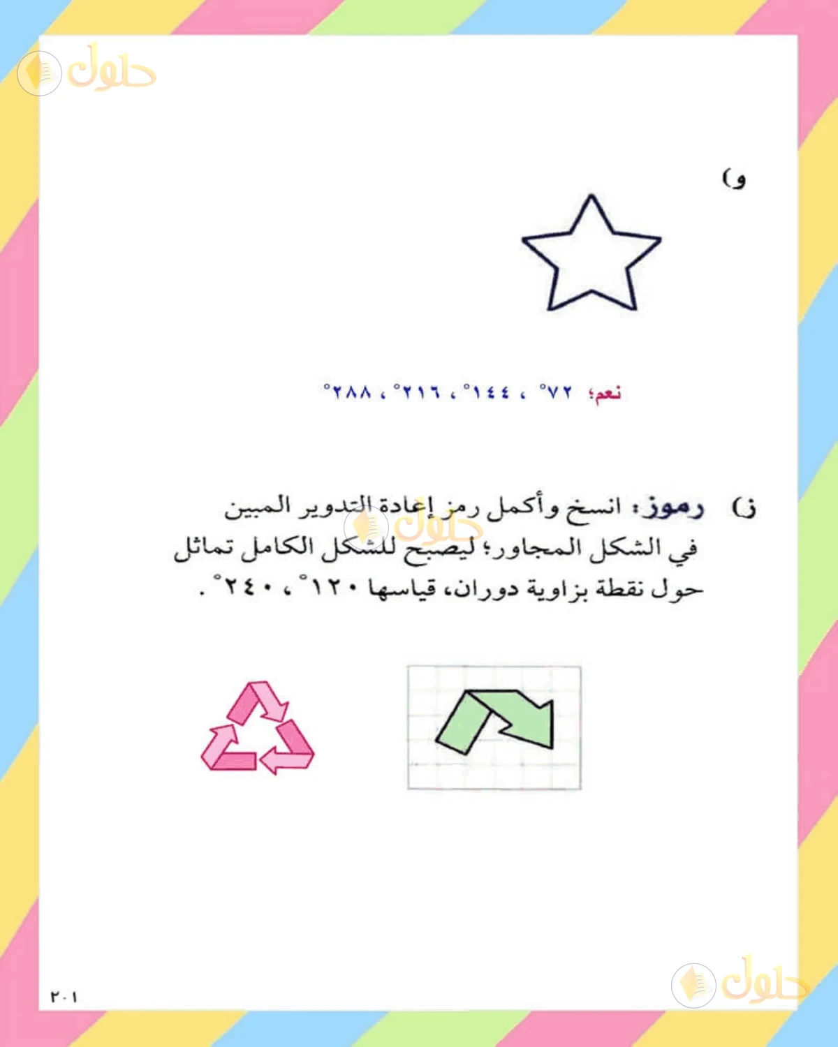حل الرياضيات للصف الثاني المتوسط صفحة 201 - الجزء 1