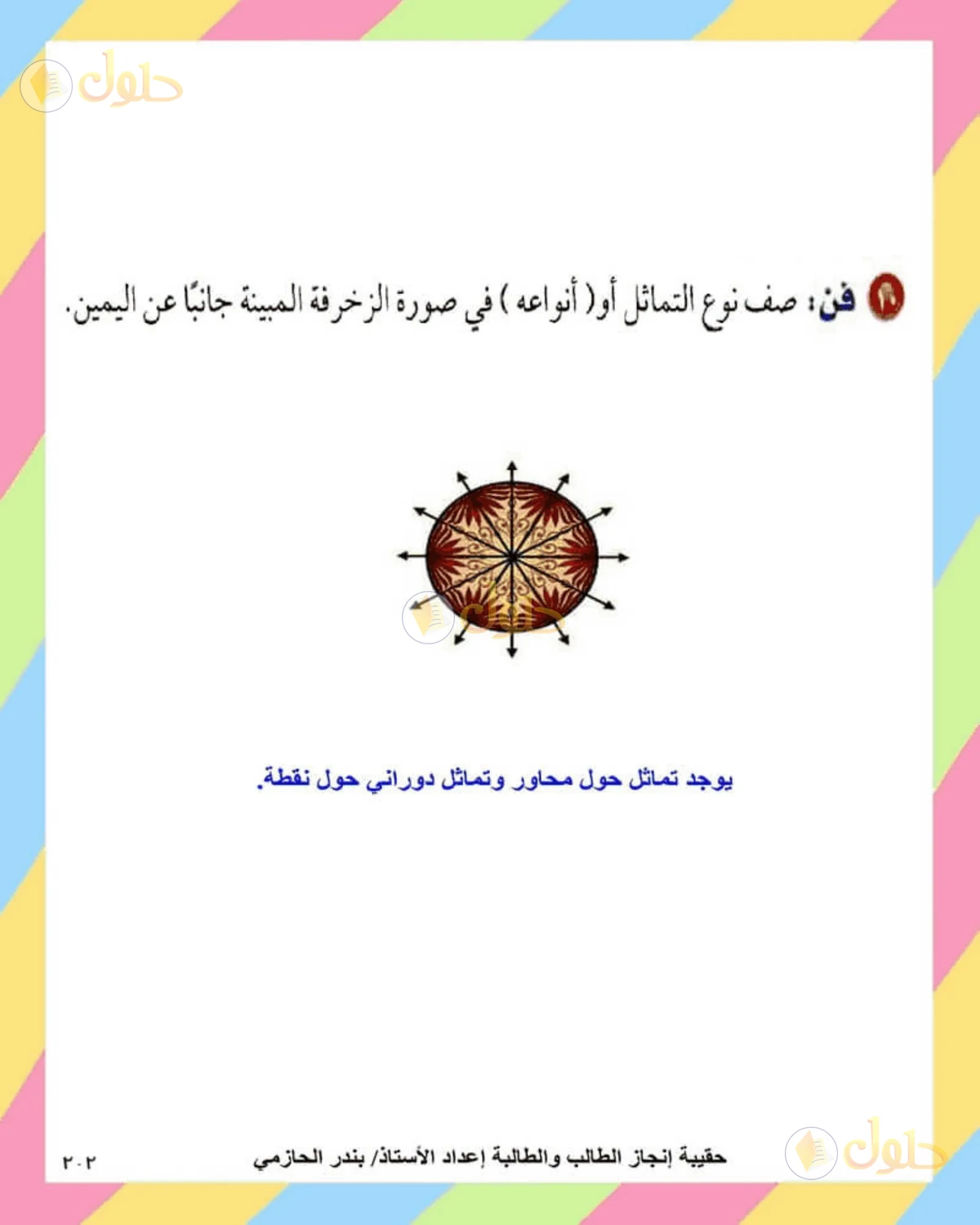 حل الرياضيات للصف الثاني المتوسط صفحة 202 - الجزء 7
