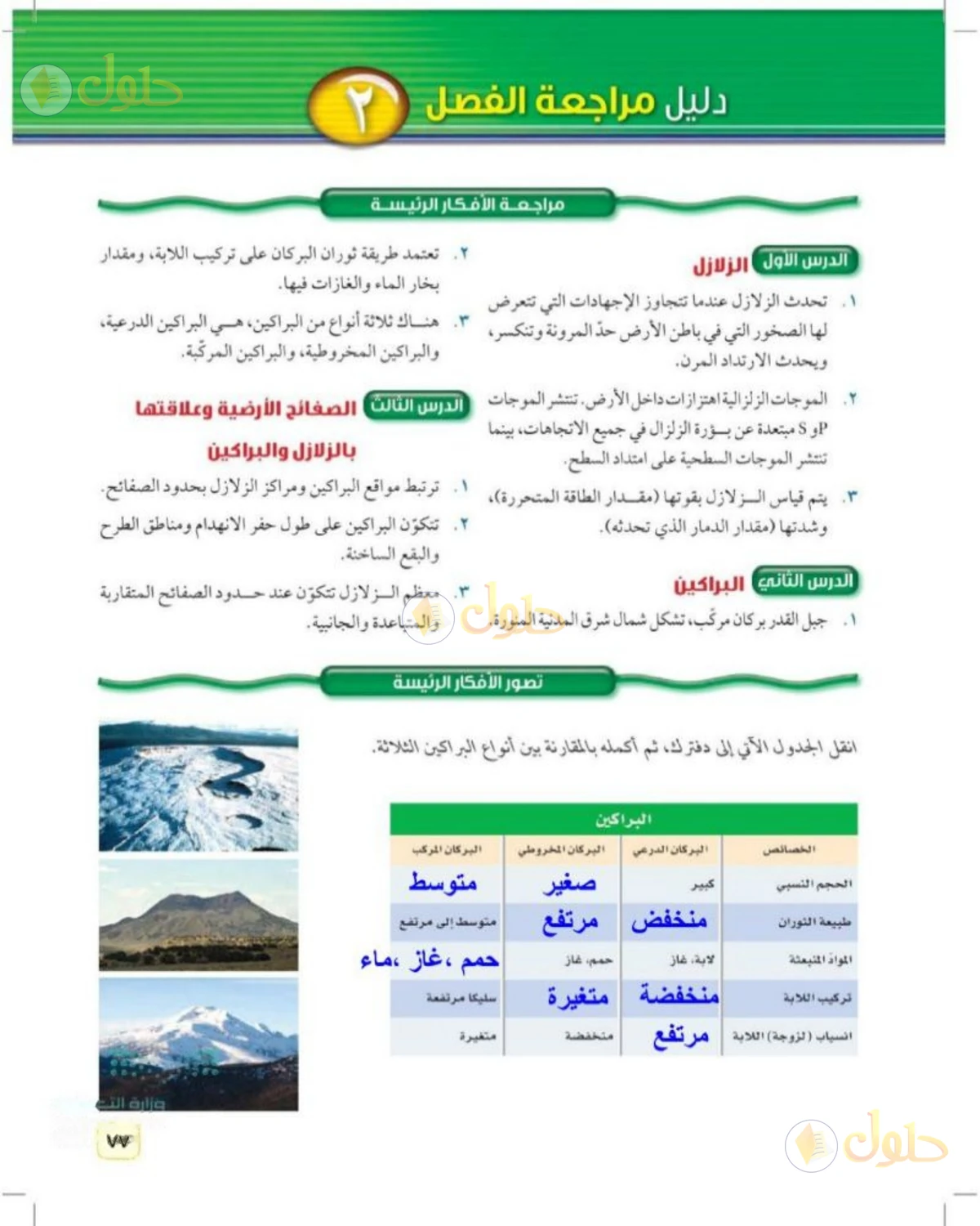حل علوم الصف الثالث المتوسط صفحة 77 الجزء 1