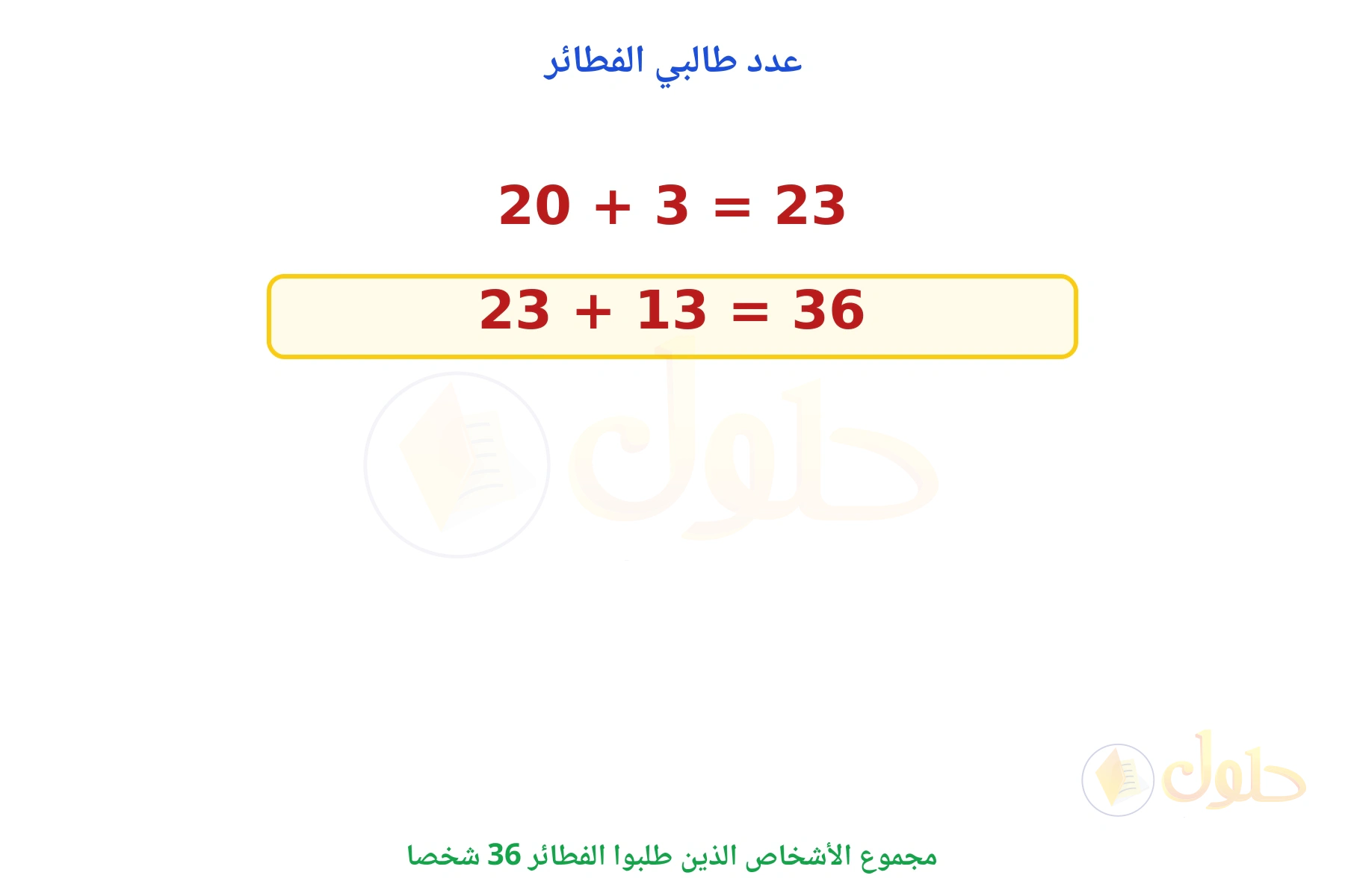 مجموع الأشخاص 36 شخصا